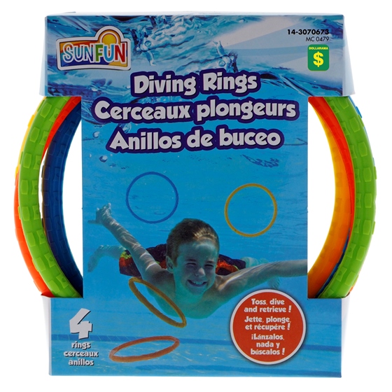 4Pk Diving Rings