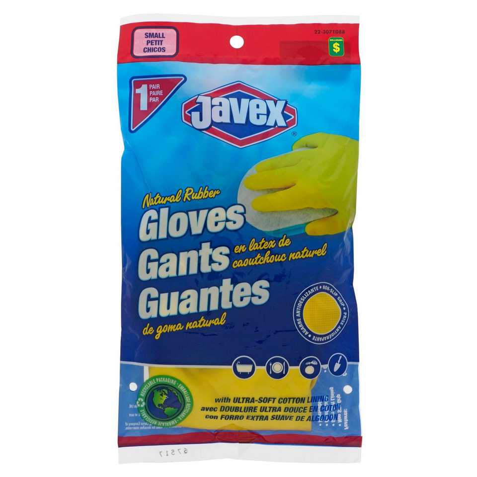 1 Paire de gants en latex multi-usage, Petit