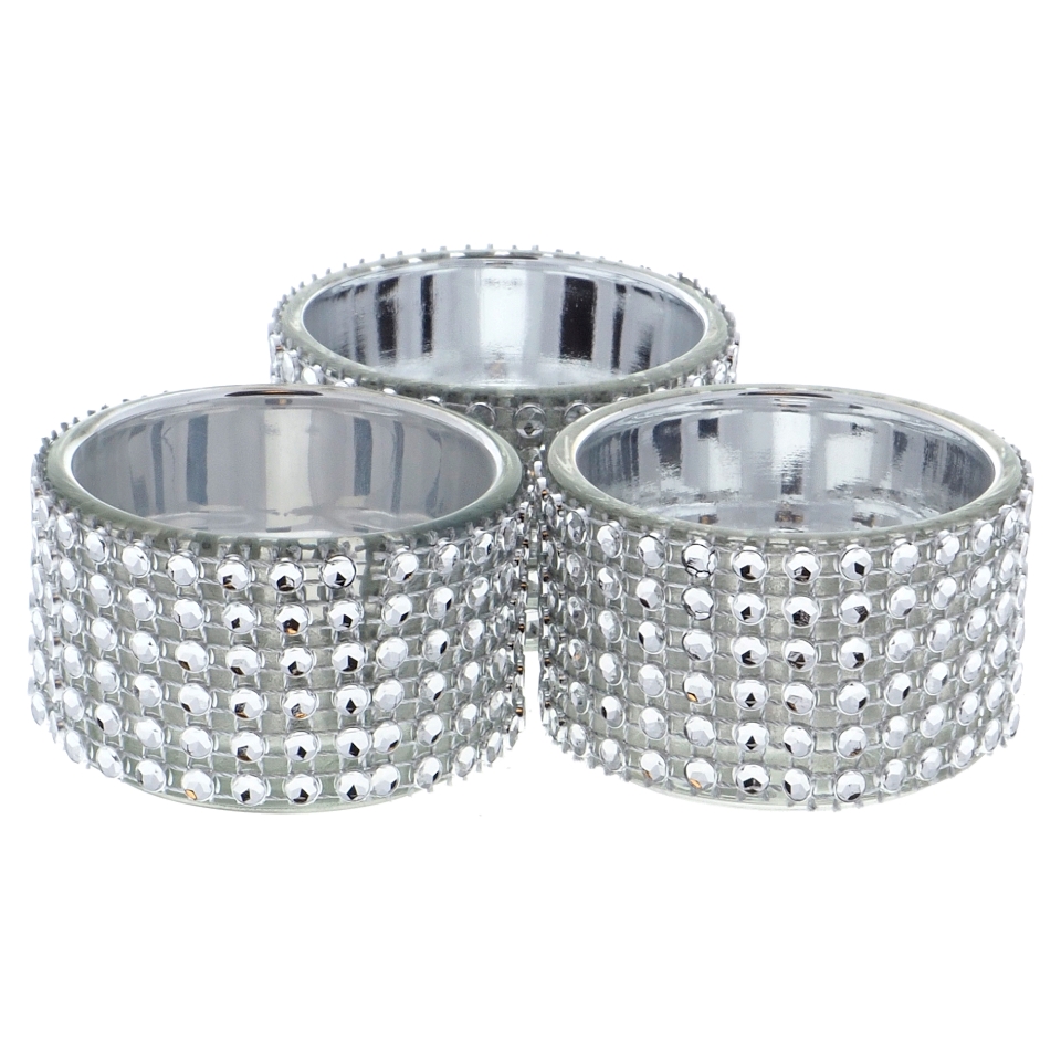 3 Photophare avec faux diamands