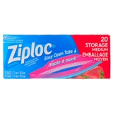 20 Sacs d'emballage moyens Ziploc - 0