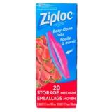 20 Sacs d'emballage moyens Ziploc - 1