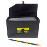 Plastic Portable Expanding File Portfolio - 3