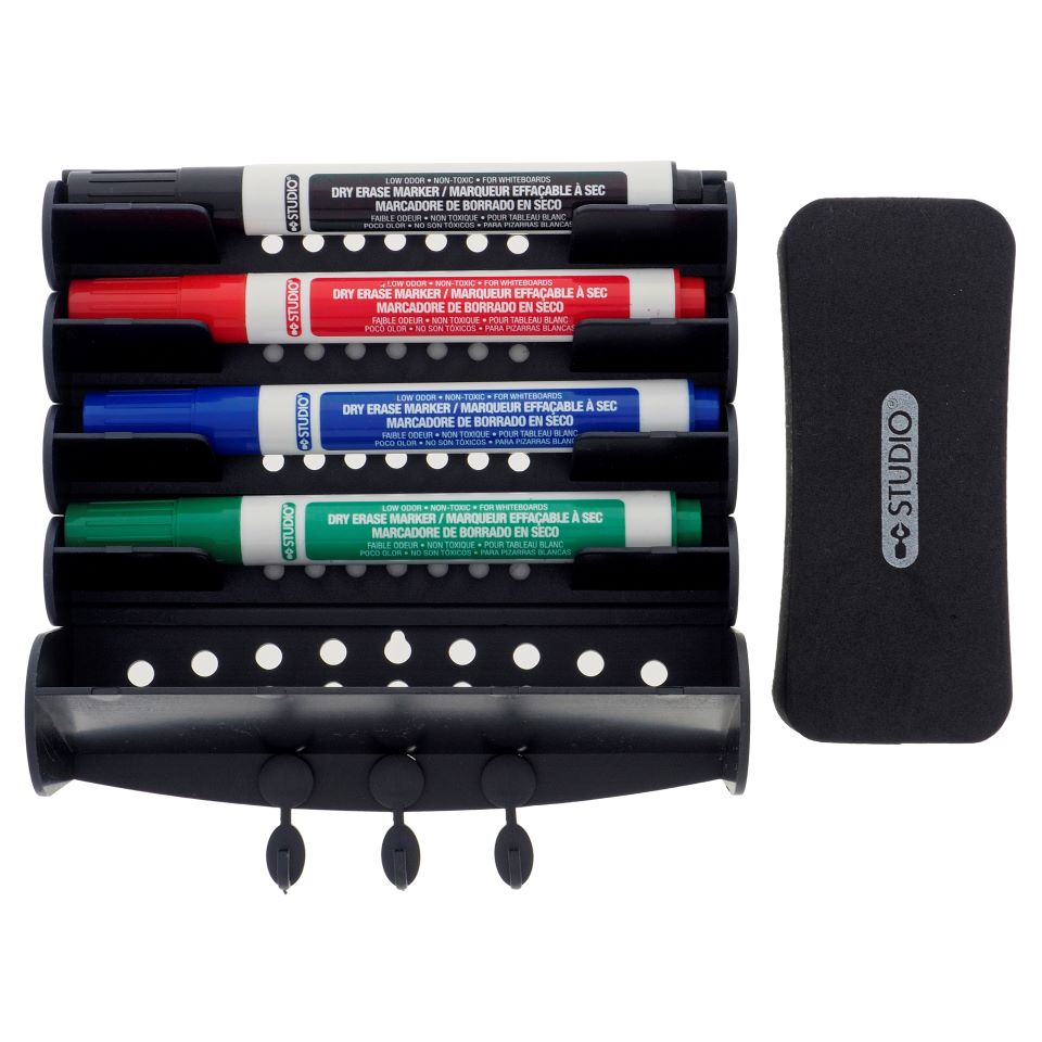 Magnetic Storage Caddy with 4 Markers