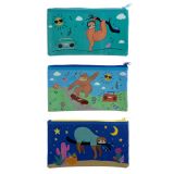 Pencil case with animal print design - 1