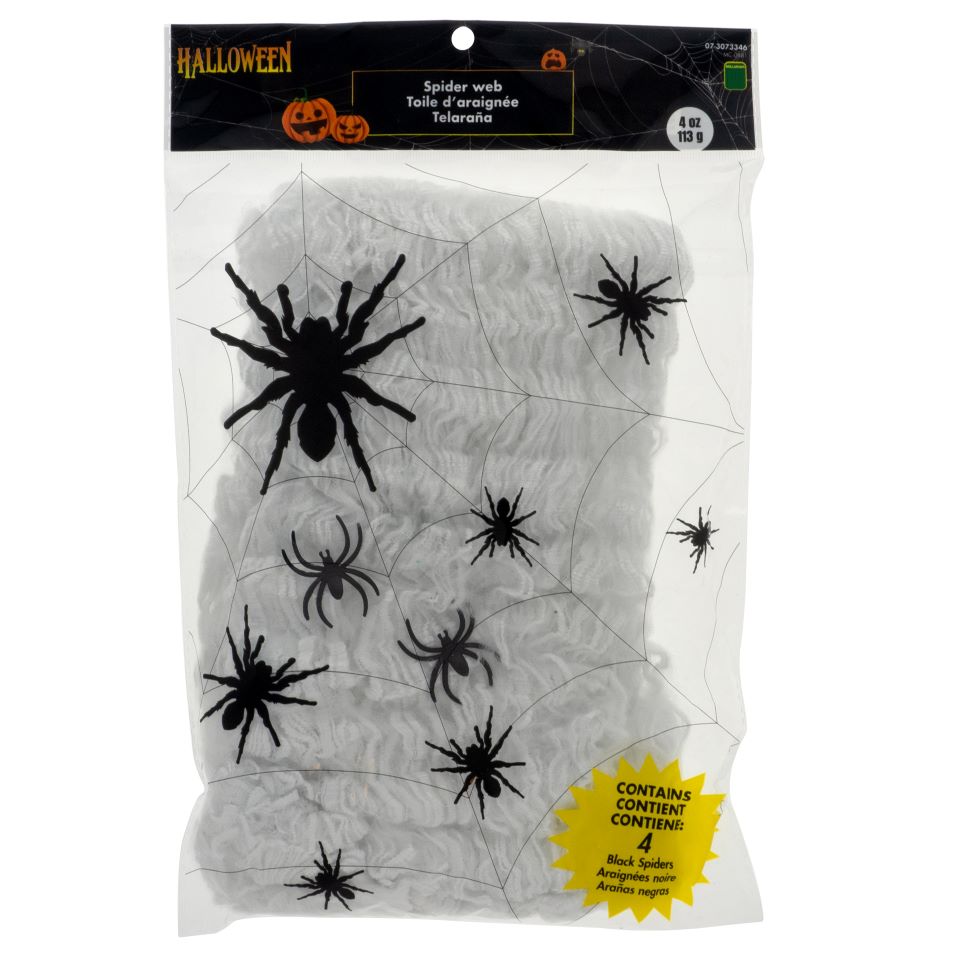 Halloween Colored Spider Web