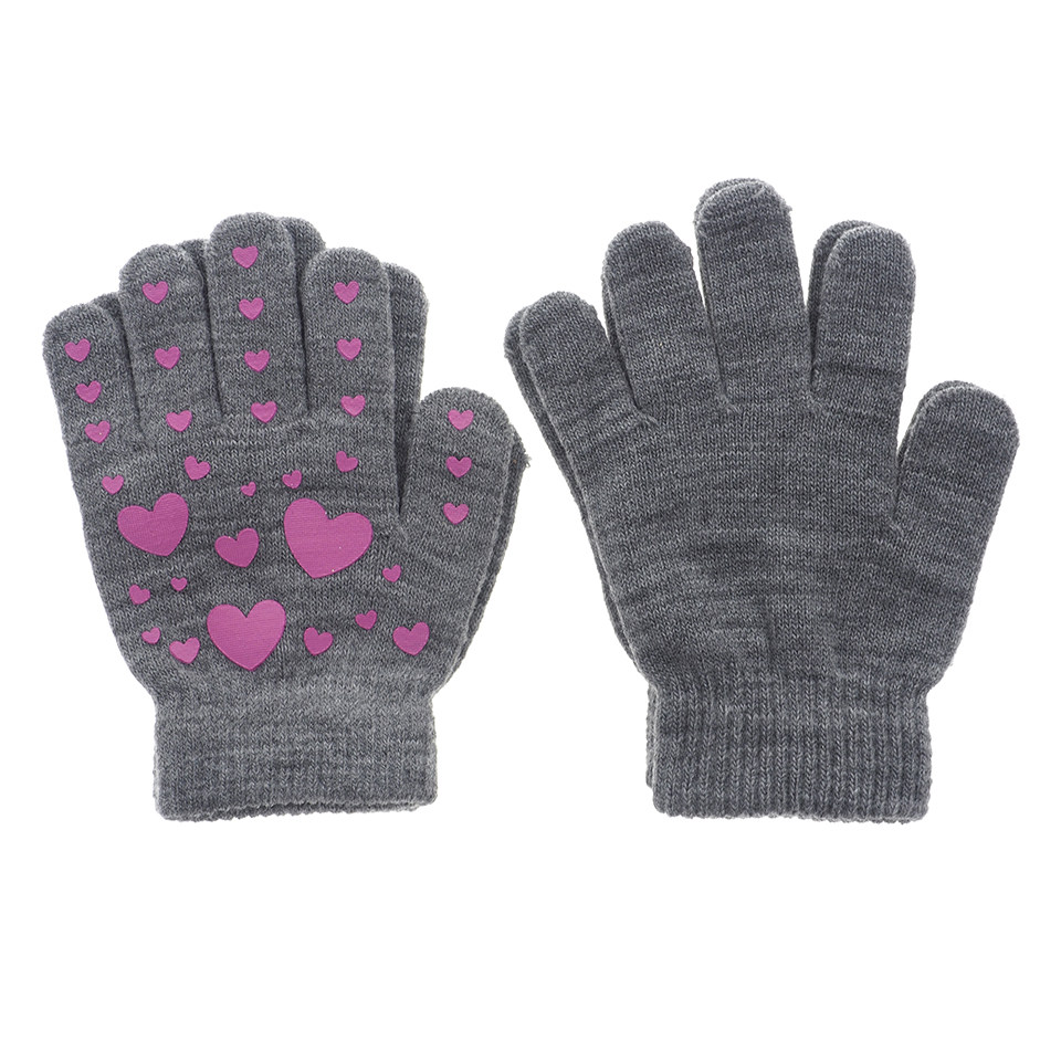 Paq. de 2 paires de gants tricotés pour jeunes