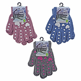 Paq. de 2 paires de gants tricotés pour jeunes - 1