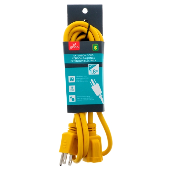 Extension Cord (Assorted Colours)