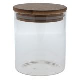 Glass storage jar with Bamboo lid - 2
