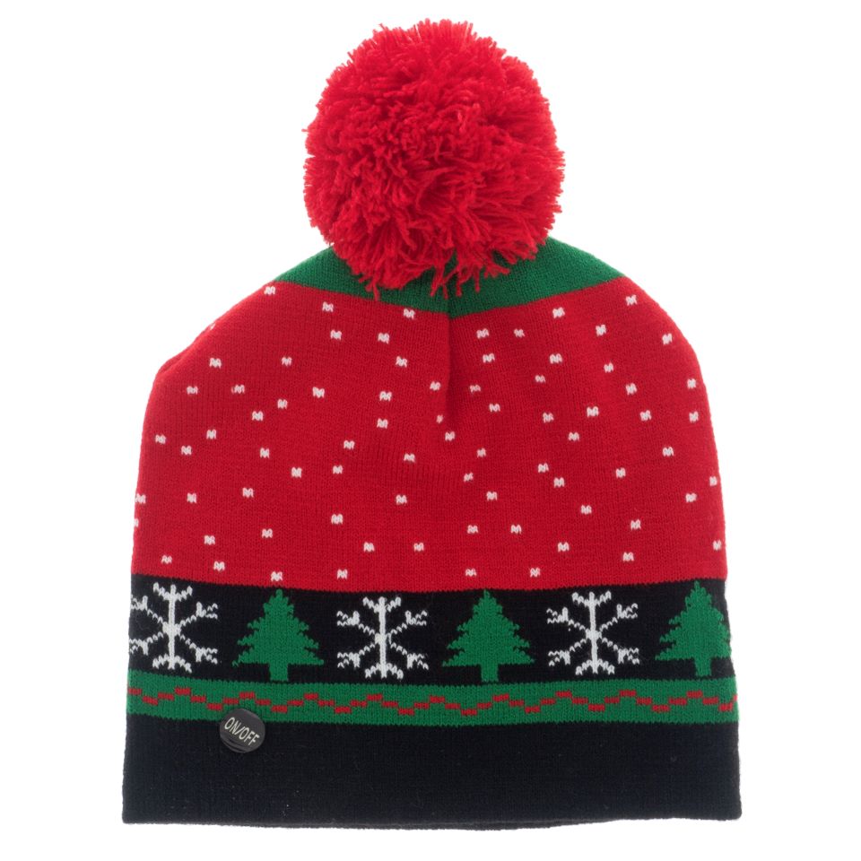 Tuque de Noël avec lumières