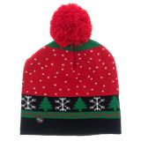 Tuque de Noël avec lumières - 0