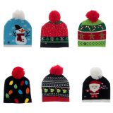 Tuque de Noël avec lumières - 1