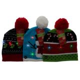 Tuque de Noël avec lumières - 2