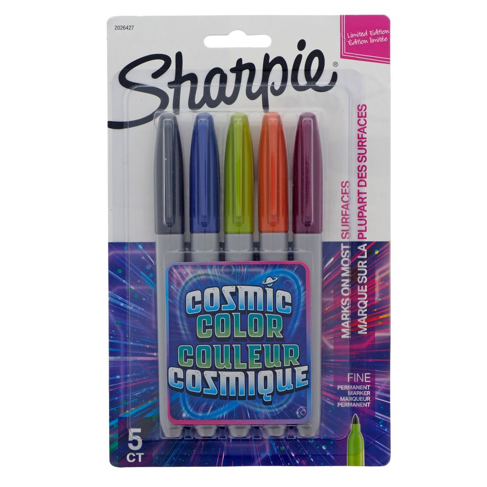 Sharpie 5Pk Cosmic Color Fine Marker