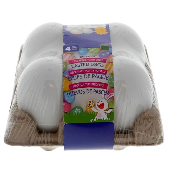 4pk Paint Your Own Plastic Egg