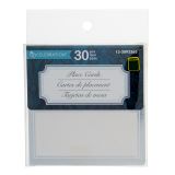 Paq. de 30 cartes marques-places de marriage avec gaufrage - 2