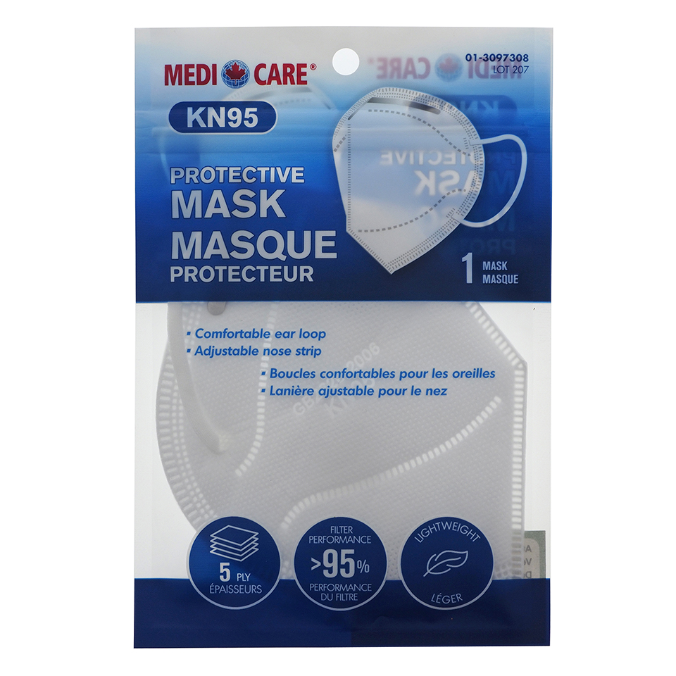 Masque de protection KN95 à 5 plis