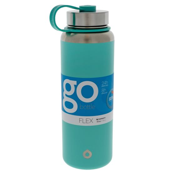 Mint green double wall vacuum insulated bottle - 40 oz