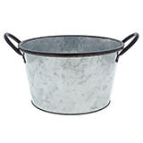 Medium Galvanized Bucket with Handles - 0